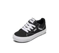 Vans Unisex Kids Seldan Sneaker, Black Canvas Black White 187, 2 UK