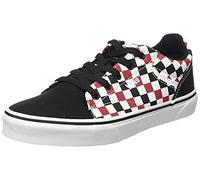 Vans Unisex Kids' Trainers Seldan (Checkerboard) Chili Pepper/White, Size UK 1