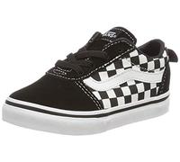 Girl's Vans Infants Ward Slip-On Checkered Trainers (Black/White) - Size: UK 4 kids