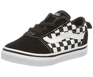 Vans Unisex Kids Ward Slip-on Sneaker, Checkered Black True White, 5 UK