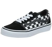 Girl's Vans Kids Ward Checkered Low Top Trainers - Black/Multi - Size: 13.5K