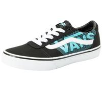Vans Unisex Kids Ward Sneaker, Glow Vans Neon Blue Black, 4.5 UK Child
