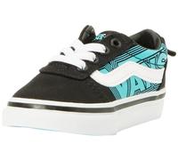 Vans Boy's Unisex Kids Ward Sneaker, Glow Neon Blue/Black, 5 UK Child