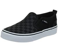Vans Unisex Kids Yt Asher Trainers, Black Checker Black Black, 3 UK