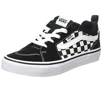 Girl's Vans Kids Filmore Canvas Trainers - Black/White - Black/Multi - Size: 5 uk