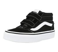 Vans Unisex Kids Yt Ward Mid V Sneaker, Suede Canvas Black White, 2.5 UK Child