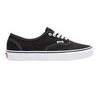 Vans Unisex Mens Womens Authentic Canvas Trainers - (Black / White) - Size UK 5