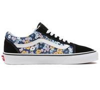 Vans Unisex Old Skool Trainers / Black Floral Blue / RRP £70