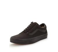 Vans Unisex Old Skool Trainers, Black, Size 10, Men Black