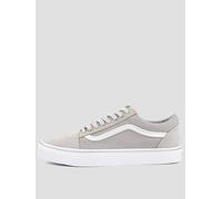 Vans Unisex Old Skool Trainers, Grey, Size 4, Women Grey