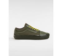 Vans Unisex Premium Old Skool Gore-Tex Sneakers - Green Leather - Size UK 3
