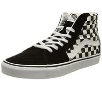 Vans Unisex Sk8-Hi (Checkerboard) Blk/Tr Wht Skate Shoe 10.5 Men US / 12 Women US