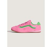 Vans Unisex Super Lowpro Sneakers - Pink Leather - Size UK 9