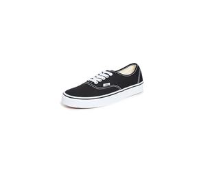 Vans Unisex UA Authentic Trainers, Black White, 9 UK