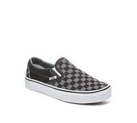 Vans Unisex Ua Classic Slip-on Trainers - Black/grey, Black/Grey, Size 3, Men Black/Grey