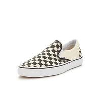 Vans Unisex Ua Classic Slip-on Trainers, Black/White, Size 9, Men Black/White