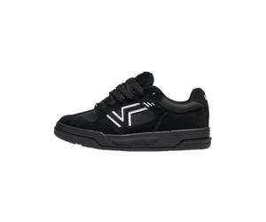 Vans Upland Skate Shoes for Men, Black/White, 14.5 Women/13 Men