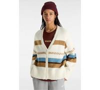 Vans - Valerie Stripe Marshmallow - Cardigan - beige - M - 59% Polyacrylic, 41% Polyester
