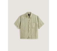 Vans - Van Doren Check Camp T-Shirt, Man, Beige, Size: XS