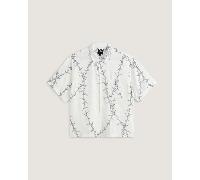 Vans - Van Doren Printed Camp T-Shirt, Man, White, Size: XS