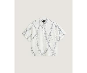 Vans - Van Doren Printed Camp T-Shirt, Man, White, Size: XXL