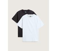 Vans Vn000u11 Short Sleeve T-shirt White,Black XS Men