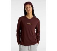 Vans - Vitality Fields Bff Bitter Chocolate - Longsleeve - brown - L - 100% Cotton,Jersey L