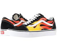 Vans VN0A38G1VJM Unisex Adult Sneakers, Flame Black Black True White, 13.5 Women/12 Men