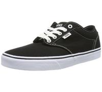 Vans W Atwood, Women Skateboarding Shoes, Black (Canvas Black/White), 8 UK (42 EU)