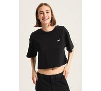 Vans - W Salton Relax Crop Black - T-Shirt - black - S - 100% Cotton S