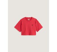 Vans - W SALTON RELAX CROP T-Shirt, Woman, Pink, Size: S