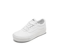 Vans Ward Platform Women's Sneaker, Canvas White, 3 UK
