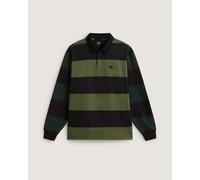 Vans - Ward Stripe Rugby Knit, Man, Green, Size: XXL