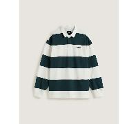 Vans - Ward Stripe Rugby Knit Polo, Man, Green, Size: L