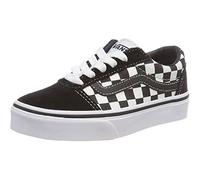 Vans Unisex Youths Ward Checkered Trainers (Black) - Size: 13/13 years