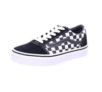 Vans Ward Suede/canvas, Unisex Kids’ Low-Top Sneakers, Black ((Checker) Black/True White Pvj), 13 UK (31 EU)