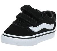 Vans WARD V - VELCRO SUEDE, Unisex Babies’ Trainers, Black ((Suede/Canvas) Black/White Iju), 2.5 UK Child