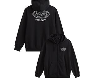 Vans - Warm zip-up jumper - World Tour Loose Full Zip Black for Men - Size M Black M