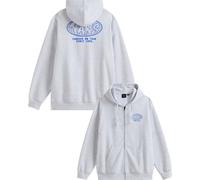 Vans - Warm zip-up jumper - World Tour Loose Full Zip Light Grey Heather for Men - Size M Grey M