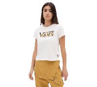 Vans - Warped Floral Fill Mini T-Shirt, Woman, White, Size: M
