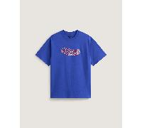 Vans - Wavy Script T-Shirt, Man, Blue, Size: XXL