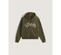 Vans - Wild Circle Full Zip Pullover Hoodie, Man, Green, Size: XS