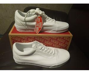 Vans Woman Trainer Old Skool True White in UK 4.5 Shoe Footwear
