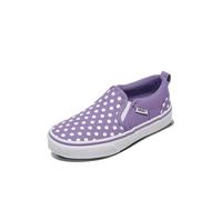 Vans Women's Asher Slip-on Sneaker, Polka Dots Purple Haze, 12 UK
