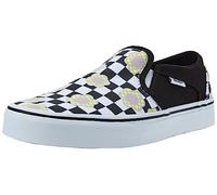 Vans Women's Asher Sneaker, Flower Checkerboard Multi/White, 5 UK