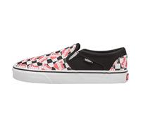 Vans Women's Asher Sneaker, Vans Checkerboard Multi/White, 3.5 UK (36 EU)