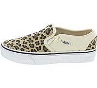Vans Women's Asher Trainers, Leopard Antique White White, 6.5 UK