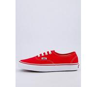 Vans Women's Authentic Trainers, Red/White, Size 3, Women Red/White