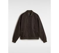 Vans Womens Bennett Quilted Bomber - Dark Brown - Size 2XL