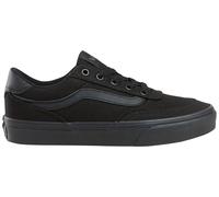 Vans Women's Brooklyn Ls Sneaker, Canvas Black Black, 2.5 UK